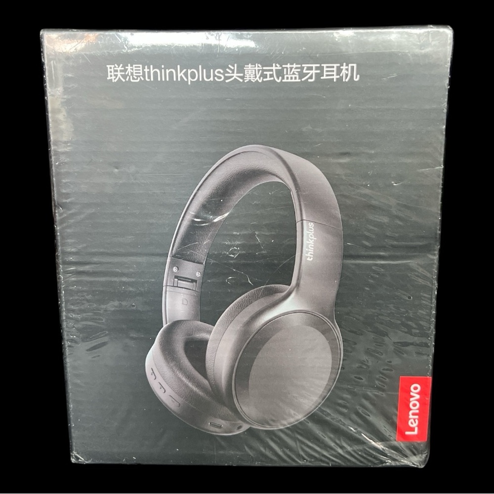 NIB Lenovo ThinkPlus Wireless Headphones - Black